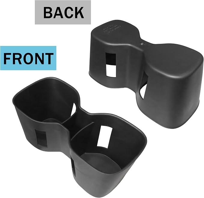 Cup Holder Inserts for Honda CRV Accessories 2023 2024 2025 2026 Center Console Cup Holder Protector for Honda CRV CR-V LX EX EX-L Sport Hybrid Sport-L Hybrid Sport Touring Hybrid TPE Material Black