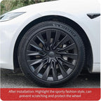 Wheel Cover for Tesla Model 3 Highland (2023-2025) Hubcaps 18 inch Hubcaps 4PCS Wheel Rim Cover Full Rims Cover ABS Hubcap for Tesla Model 3 Accessories