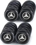 Car Tire Valve Stem Caps for Automobiles,Dust Caps Compatible with Mercedes Benz CESM CLK GLK GL AB GLS GLE AMG Series Car Tires，Alloy Leak-Proof Valve Cover