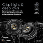 A-Series Plus TS-A879 3.5” 2-Way Speakers (Pair) – 100W RMS, 450W Max, Balanced Sound + Smooth Treble, Great Stock Replacement, Easy Installation
