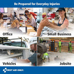 6060 All-Purpose 10-Person Emergency First Aid Kit for Business, Worksite, Home, and Car, 57 Pieces