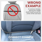 Car Seat Protector Large Kick Mat 2 Pack Durable Water Resistant Auto Seat Back Covers with 2 Mesh Pockets Protection Against Dust Mud Scratches (Beige-A, 2-Pack)