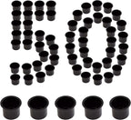GSE Games & Sports Expert Jumbo Aluminum Cup Holder, Drop-in Cup Holder for Casino Poker Tables, Work Desks, Boats, RVs, Cars & Trucks (Black, 50-Pack)