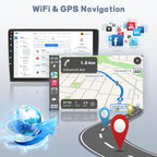 【Qualcomn Chipset】 8 Core 4+64GB Android 15 Car Stereo for Honda Odyssey 2005-2010, 10 Inch Touch Screen Carplay Android Auto Radio DSP Hi-Res Picture in Picture+AHD Backup Camera Voice Assistant
