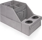 Car Seat Organizer - Backseat Organizer with 11 Storage Compartments and 2 Cup Holders for Travel, Kids