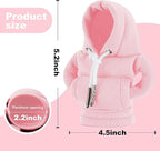 SLLAK Gear Shift Hoodie Cover, Universal Car Shift Knob Hoodie, Mini Hoodie for Car Shifter, Automotive Interior Cute Gadgets Car Accessories and Decorations