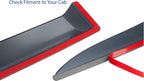 Goodyear Shatterproof Window Deflectors for Nissan Rogue 2021-2026, Tape-on Rain Guards, Window Visors, Vent Deflector Visor, Car Accessories,6 pcs. - GY008635