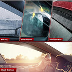4pcs in Channel Window Rain Guards for Mazda CX-5 2017 2018 2019 2020 2021 2022 2023 2024 2025, Window Visors Wind Deflectors, Vent Shades Shield with 2pcs Side Mirror Rain Visors