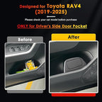 for Toyota RAV4 Trash Can for 2019-2025 Toyota RAV4 Small Car Trash Bin for Side Door RAV4 Front Left Door Trash Garbage Bin w/Lid for Toyota RAV4 Accessories (RAV4 Left Side)