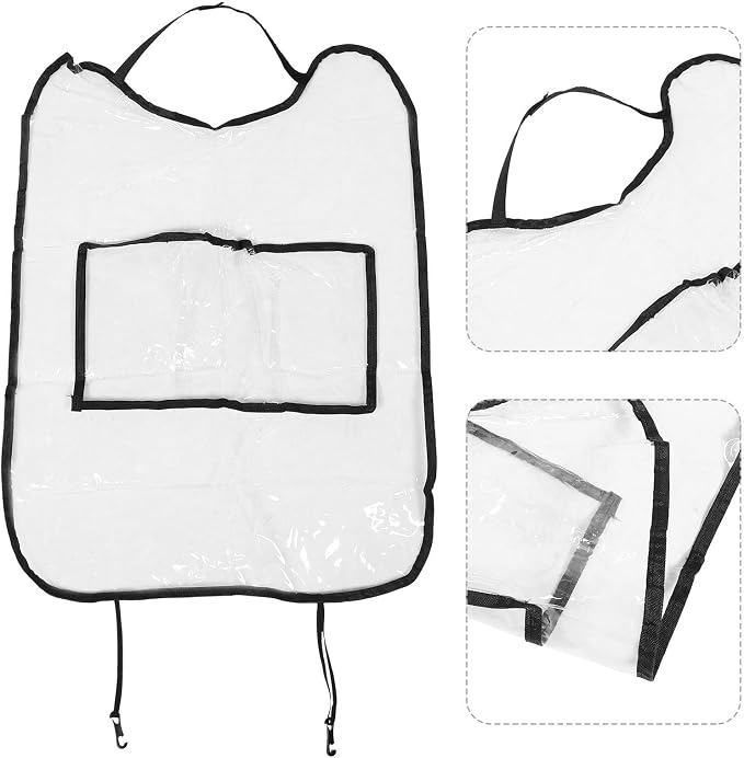 Car Seat Back Protector Kick Mat for Splashproof PVC Seat Cover Sturdy Anti-kick Pad for Back Protects Car from Dirt and Damage