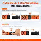 Extendable Snow Brush for Car, Ice Scrapers for Car Windshield Combo Kit with 270° Pivoting Head, 6-in-1 Snow Removal Tool with Snow Shovel Snow Scraper for Car, Truck, SUV, Winter Car Kit