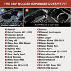 Cup Holder Expander for Car,Upgraded Car Cup Holder Expander Adapter with Offset Adjustable Base, Fit Most Large Bottles and Mugs-Yeti Ramblers 14/24/36/46oz, Hydro Flasks 32/40oz