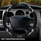Cool Dragon Steering Wheel Cover, Non-Slip Breathable Neoprene Steering Wheel Covers, Car Accessories for Men, Universal 15 Inch Fit Auto, Suvs, Truck