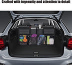 Mandark Car Trunk Organizer, Space Saving Vehicle Backseat Hanging with 8 Large Pockets, Automotive Interior Cargo Organization Storage Bag Accessories, Universal for SUV, Truck, Van