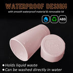 Car Trash Can with Lid-2Pack, Leakproof Garbage Can with 80 Attached Trash Bags, Mini Essential Car Accessories for Interior for Car, Home, Office（Sakura Pink）