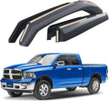 Goodyear Shatterproof in-Channel Window Deflectors for Trucks Dodge RAM 1500 2009-2018 Quad Cab, Rain Guards, Window Visors for Cars, Vent Deflector, Truck Accessories, 4 pcs- GY003421LPf
