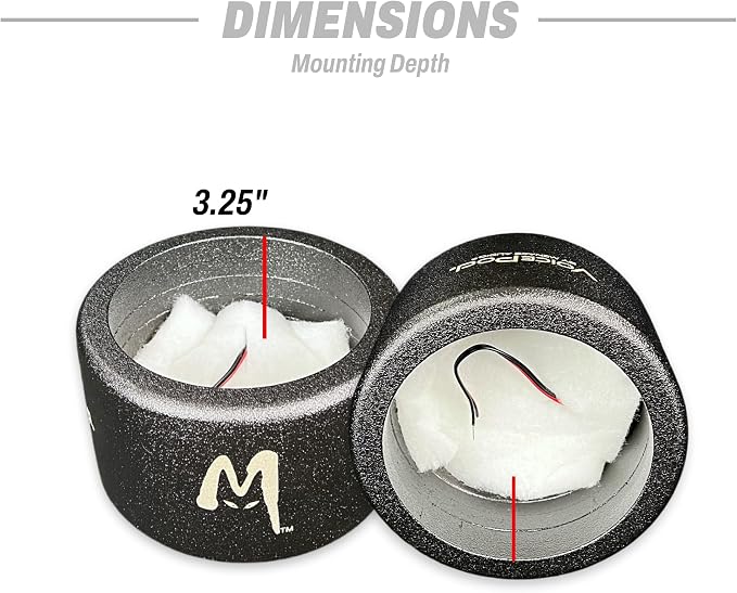 VOICEPOD® Single 6.5" Empty Midrange Enclosure - Pair