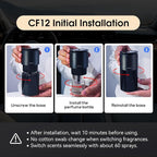 Ceeniu Car Air Fresheners - F26/CF12/F39 Dedicated Perfume Refill - 45ml - Can be Used for 2~6 Months - Made with Natural Plant Extracts - French Imported Fragrance - 17 Varied Scents Available