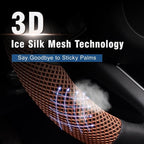 Steering Wheel Cover, Universal 15 inch, Microfiber Leather Viscose, Breathable, Anti-Slip,Warm in Winter and Cool in Summer, Black&Brown