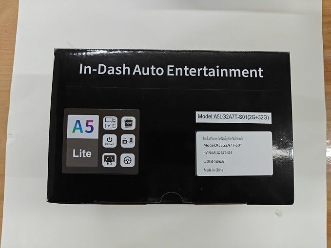 A5L 7inch Android Double DIN Car Stereo & Backup Camera, Wireless CarPlay& Android Auto Touchscreen Head Unit, WiFi/Bluetooth/USB, 2G+32G,MirrorLink, 24B-EQ DSP, FM/AM,GPS Tracking &AI Chat
