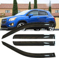 4pc Original Shatterproof Rainproof Side Window Wind Deflector for Trax 15-22,Tape-on Rain Guards Set,Nice Looking Window Visor for Cars,Vent Deflectors for 2013-2022 Buick Encore 2015-2022 Trax 94446