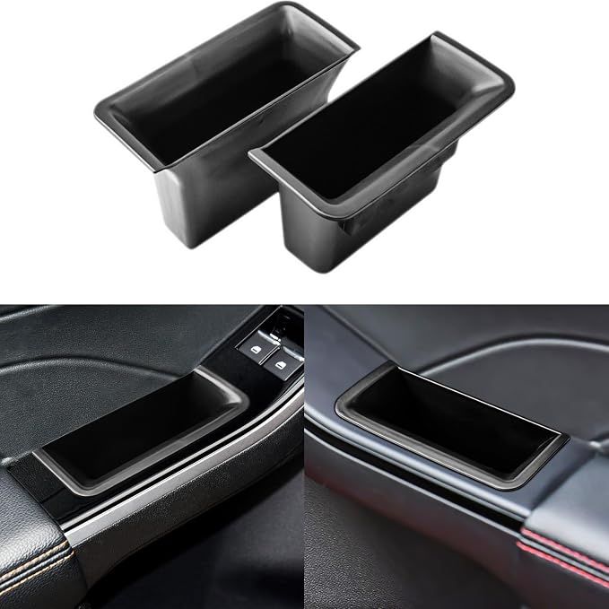 Front Row Door Handle Organizer for Ford Escape 2020-2024 2025 2026 Accessories, Escape Door Storage Pocket Insert Tray on The Driver and Front Passenger Side (2 Pcs)