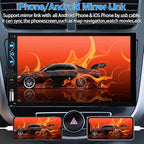 Double Din Car Stereo with Dash Cam,7 Inch Full HD Touchscreen Car Audio Receiver Support Carplay and Android Auto,Car Stereo with Bluetooth,Mirror Link,Backup Camera,FM/USB/AUX/Subwoofer