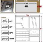 Car Visor Organizer with Double-Sided MOLLE Panel, Universal Vehicle Sun Visor Storage for Essentials & Gear, Compatible with Cars, Pickup Trucks, Vans, SUVs