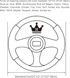 3D Car Steering Wheel Cover Comfort Grip Massage Sporty Anti-Slip Carbon Fiber Faux Leather for Sedan SUV, Universal Fit, Car Handle Covers for All Seasons, 14.75-15.15in, Red
