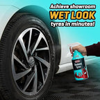 Demon Car Wash Kit - 7 Piece Set Includes Car Wash Soap, Wheel Cleaner, Tire Shine, Interior Cleaner, Demon Shine, Air Freshener & Sponge