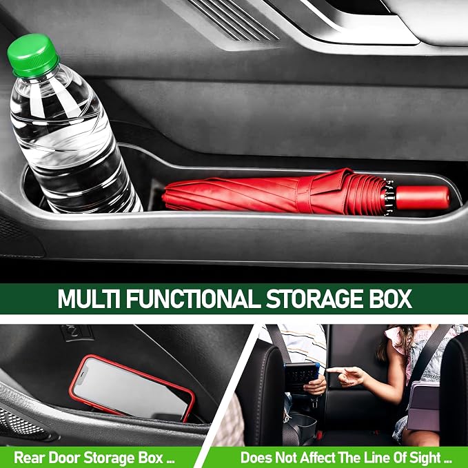 Door Side Storage Tray Compatible with Toyota RAV4/Wildlander 2026 Accessories,4PCS TPE Door Side Insert Tray Set for RAV4,Front & Rear Interior Car Organizer