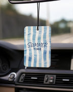 Blue Coastal Summer Car Air Freshener 4 Pcs Coconut Scented, Blue Ocean Bikini Beach Car Accessories Mirror Decor for Women, Girly Beachy Hanging Air Freshener for Cars Closet Drawer Books