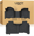 Floor Mats 2019-2026 for Chevy Silverado/GMC Sierra 1500, 2020-2026 2500HD 3500HD (Double Cab/Bench Seat/Without Rear Underseat Storage Box) All Weather TPE Custom Fit Floor Liners