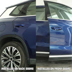 32.8ft (10m) Car Door Edge Guards Black – Self-Adhesive PVC, U-Shaped, Fits Most Vehicles, Fade-Resistant, Scratch- and Chip-Resistant – Reduces Dings in Parking Lots