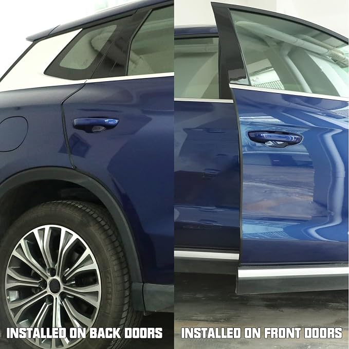 32.8ft (10m) Car Door Edge Guards Black – Self-Adhesive PVC, U-Shaped, Fits Most Vehicles, Fade-Resistant, Scratch- and Chip-Resistant – Reduces Dings in Parking Lots