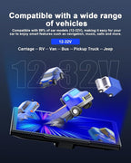 8.1'' Wireless Apple Carplay Screen for Car, Android Auto with Backup Camera, Portable Car Stereo Touchscreen with OTA/GPS Navigation/Mirror Link/Voice Control/Bluetooth/AUX/FM/WiFi