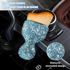 Bling Car Detailing Brush, Crystal Rhinestone Non-Scratch Vehicle Cleaning Dust Brush for Air Vent & Dashboard, Soft Bristles Automotive Interior Cleaning Tool, Universal Fit (Multicolor)