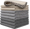 AllSwipe Multi-Purpose Microfiber Towels, Car Interior, Home and Garage, Scratch-Free, Lint-Free Short-Pile Microfiber, Multi-Color, 14 in x 12 in - 9 Pack