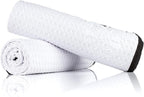 Dry Me A River, Professional Korean 70/30 Blend Microfiber Waffle-Weave Drying & Detailing Towels, Soft Suede Edges, 390 GSM, 20x40 Inches, White, 2-Pack