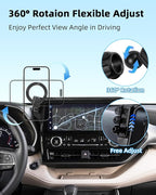 Car Phone Mount for 2020-2026 Toyota Highlander 8-inch Screen Accessories | L/LE/Hybrid XLE Magnetic Cell Phone Holder with Magsafe 360° Rotation Hands-Free Not Affect Air Vent (Not fit 12.3 inch)