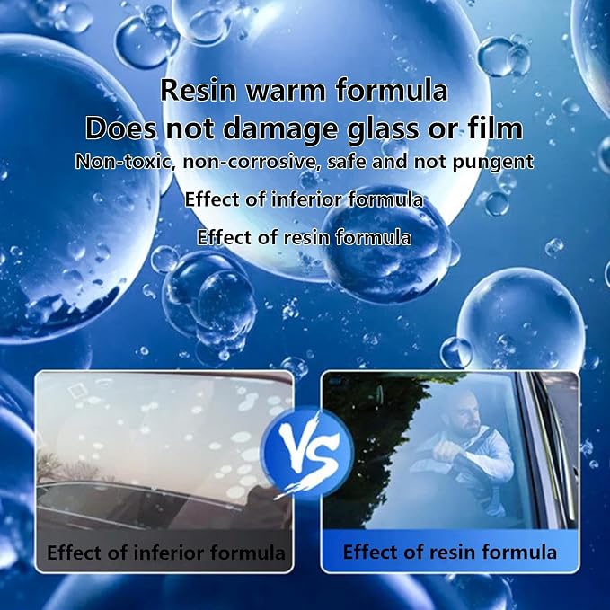 Car Window Cleaner - 70ml Anti-Fog Cleaner Clarity - Car Glass Defogger - for Automotive Truck SUV Mirror Eyeglasses Helmet Visor Home Bathroom
