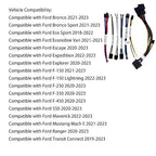 Audio Integration T-Harness LPHFD31 Compatible with Ford Non-Amplified Vehicles 2018-2023 Front and Rear Speaker Leads
