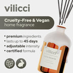 Reed Diffuser, Pure Reverie Scent, Strong Home Air Freshener, Long-Lasting Aroma Diffuser for Home and Office Decor, Vegan, Cruelty-Free Oil Ingredients, 3.4 oz (100ml)