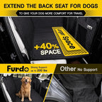 Back Seat Extender for Dogs – Hard Bottom Seat Cover for Dogs, Dog Hammock, Back Seat Pet Cover, Back Seat for Car/SUV/Small Trucks