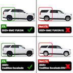 Floor Mats 2021-2026 & Only 8 Seats (Not for 7/9 Seats) for Chevrolet Chevy Tahoe/GMC Yukon (Only Yukon, Not Fit Yukon XL)/Cadillac Escalade (Only Escalade, Not Fit Escalade ESV)