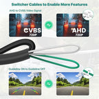 AHD 720P Vehicle Backup Camera for BMW E82 E88 E84 E90 E91 E92 E93 E70 E60 E61 E39 3 5 X5 X6, Car Rear View 170 Fisheye Lens IP68 Waterproof Trunk Handle Camera