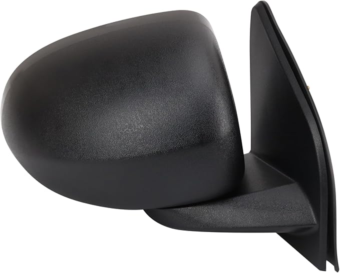 Passenger Side Mirror Assembly Power Textured Paint to Match Foldaway Compatible with 2007-2012 Jeep Compass
