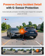 S1 Pro Dash Cam Front and Rear, 60FPS STARVIS 2 Dash Camera, PlatePix™ Tech, AI Dual Dash Cam with ADAS & BSD, Night Vision Car Camera with 5G WiFi, GPS, Voice Control, 24/7 Parking Mode