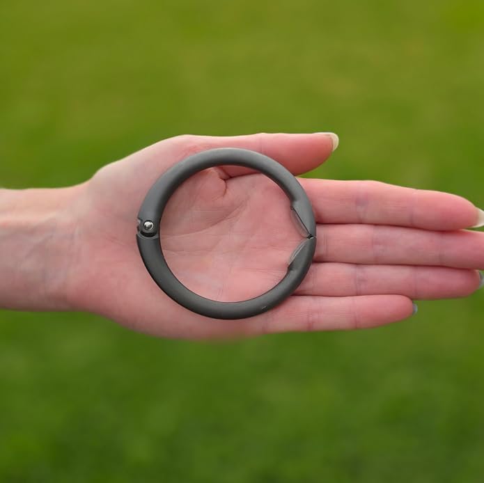 Bag Hanger Collection, The Ring that Opens into a Hook, Auto Closes | Holds 15 kg, Needs only 10mm to Hang a Hand Bag, Easy to Use with One Hand, The Instant Bag Hanger, 3 yr Warranty