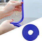 Car Door Edge Guards, 16Ft Universal U Shape Door Edge Protector Guard, Aluminum Boat Edge Guards, Car Decoration Accessories for Most Cars (Blue)